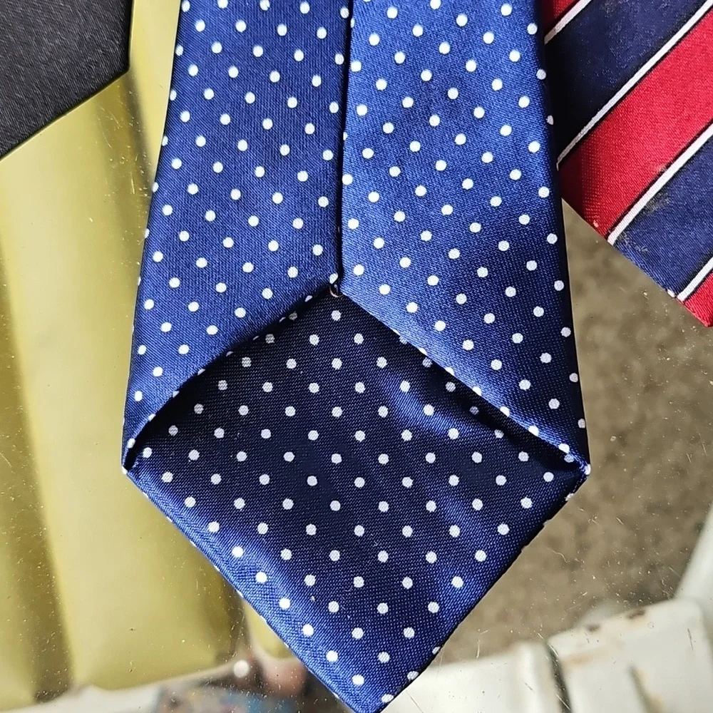 Set Of 5 Boys Kids Classic Satin Elastic Neck Ties For Dress Shirts